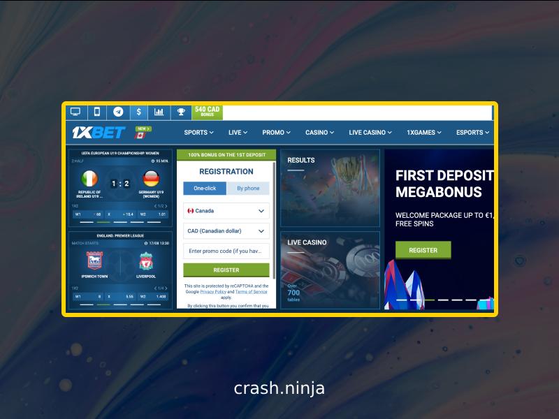 Как начать играть в Ninja Crash на 1xbet