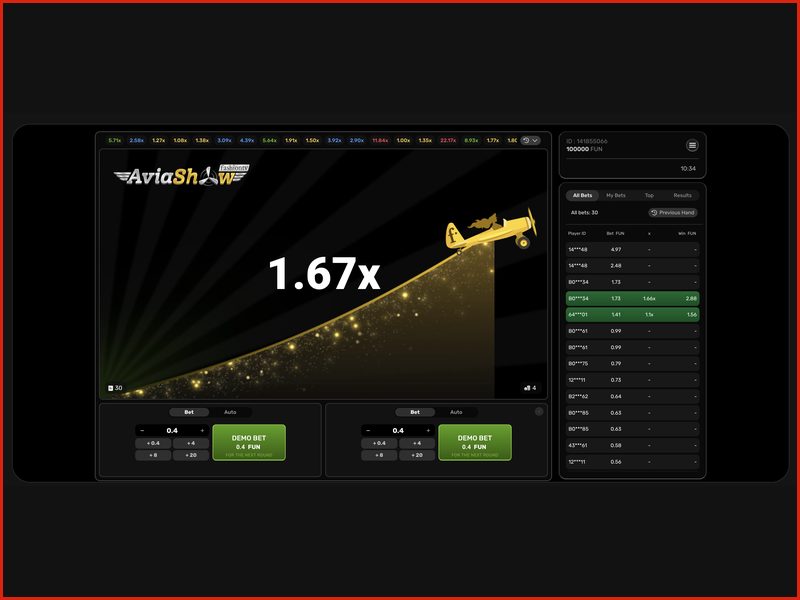 So fängst du an, bei Aviashow um echtes Geld zu spielen