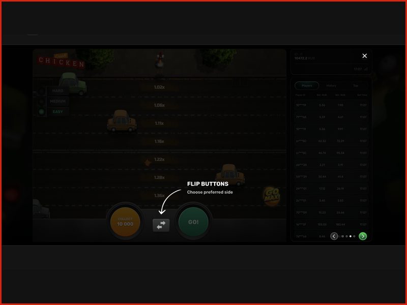 vantagens de escolher o Chicken Crash entre os jogos de crash da Galaxsys
