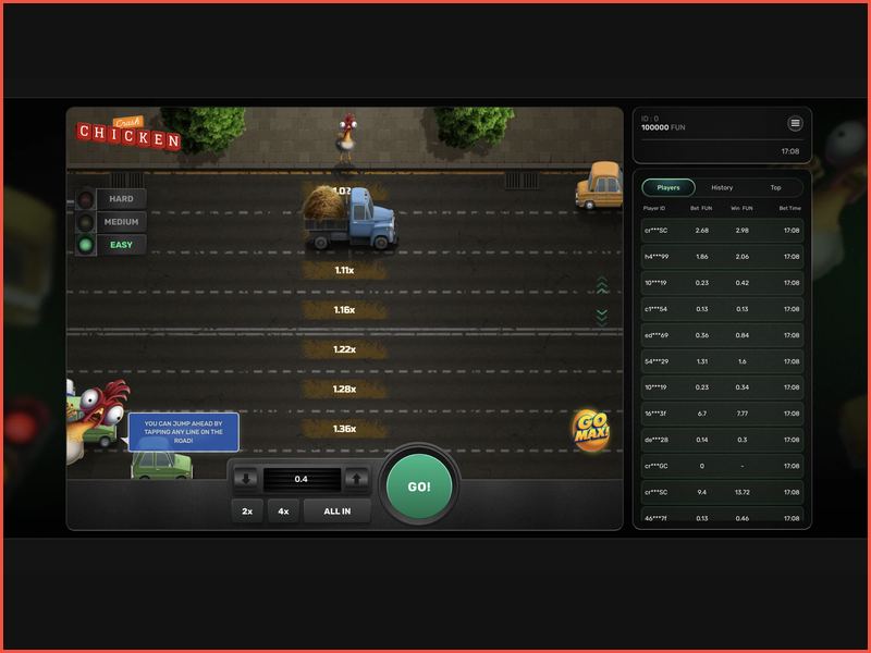 Estratégias e dicas para jogar Chicken Crash: gestão de riscos