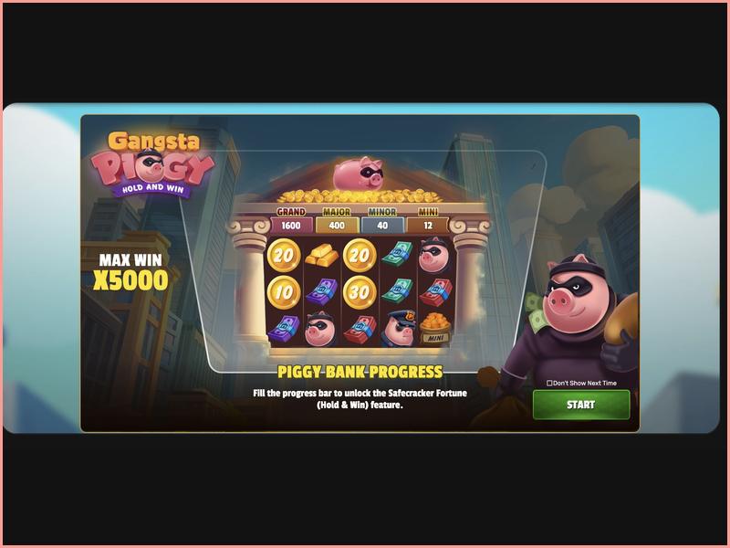 Spielregeln und Spielablauf bei Gangsta Piggy Hold and Win