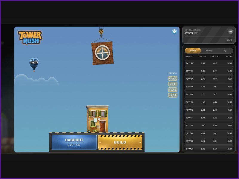 The visual mechanics of tower and multiplier growth in Tower Rush